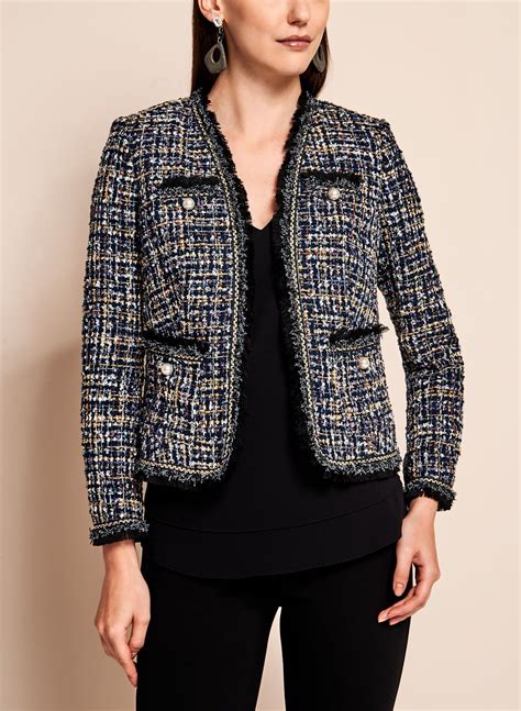 veste tweed femme style chanel|veste en tweed chanel.